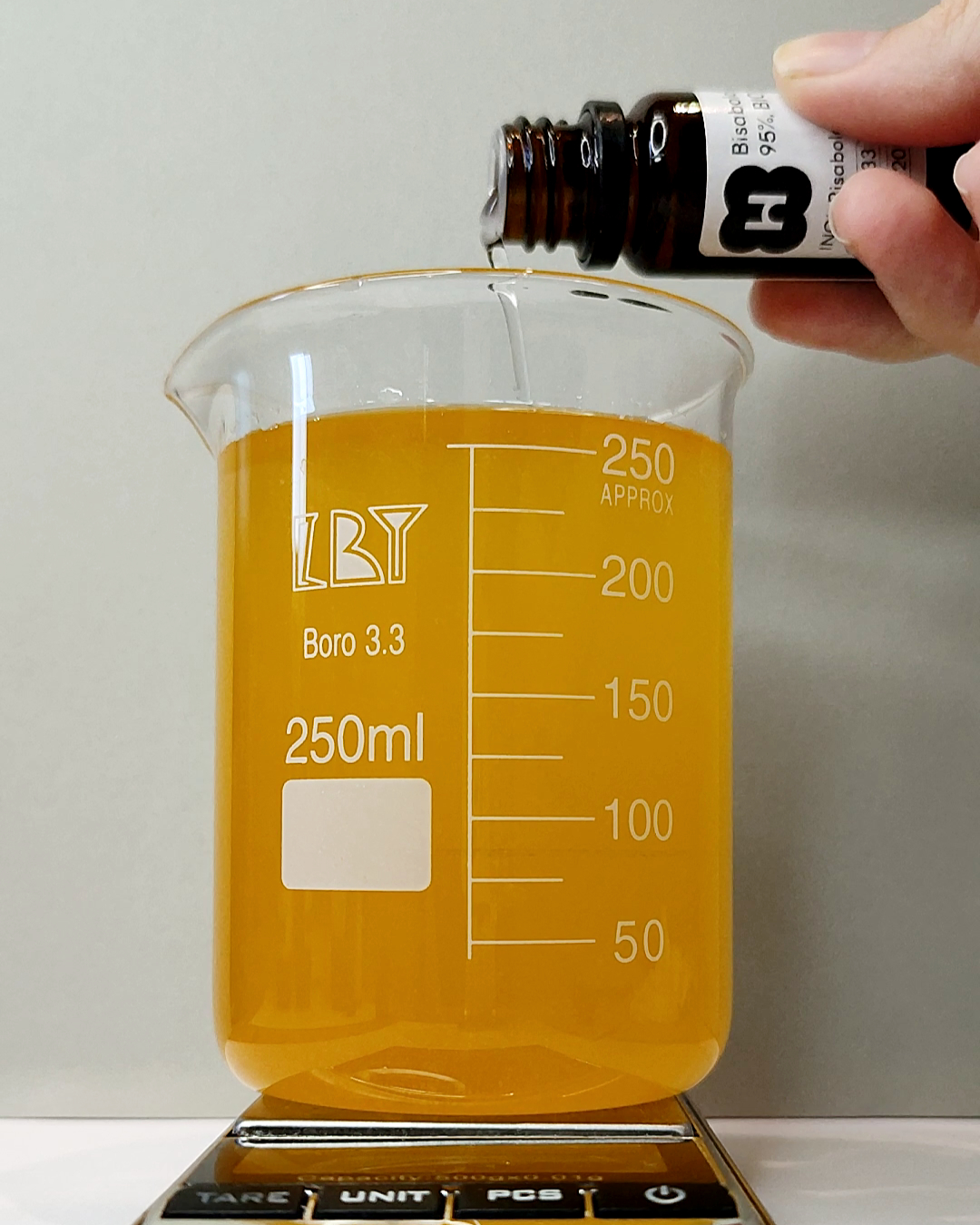 8. Pridáme Bisabolol.